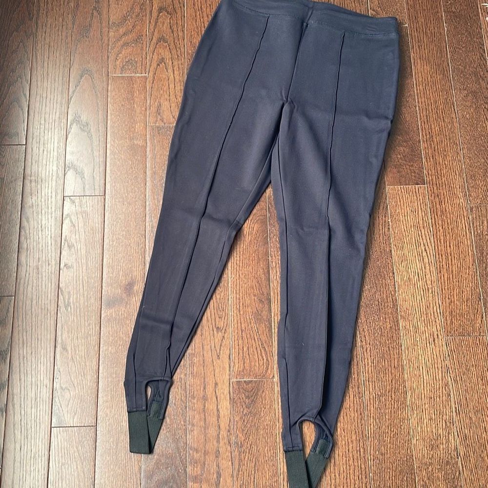 Soft Surroundings Women's Leggings Elastic Waistband Tights Medium Black